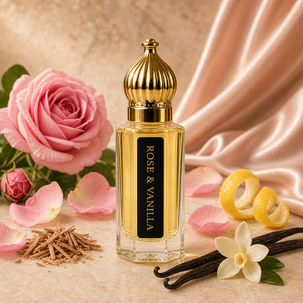 Rose & Vanilla selling product hero